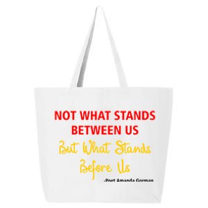 Amanda Gorman Poet What Stands Before Us 25L Jumbo Tote