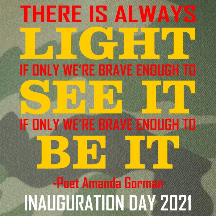 Amanda Gorman There Is Always Light Be It Inauguration Day 2021 Legacy Tie Dye Trucker Hat