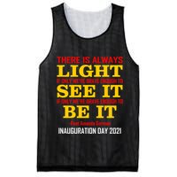Amanda Gorman There Is Always Light Be It Inauguration Day 2021 Mesh Reversible Basketball Jersey Tank