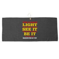 Amanda Gorman There Is Always Light Be It Inauguration Day 2021 Large Microfiber Waffle Golf Towel
