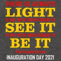 Amanda Gorman There Is Always Light Be It Inauguration Day 2021 Vector Backpack