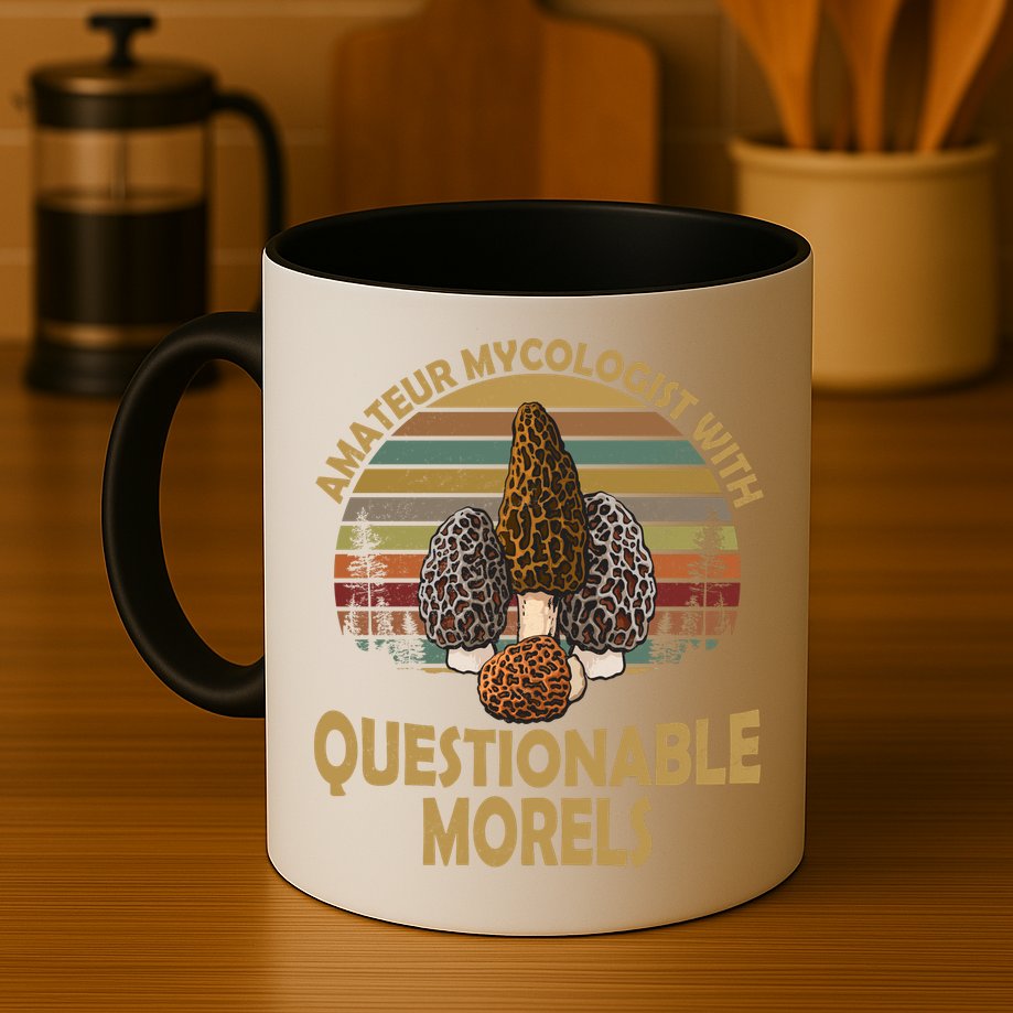 Amateur Mycologist With Questionable Morels Mug