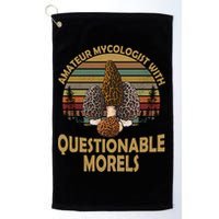 Amateur Mycologist With Questionable Morels Golf Towel