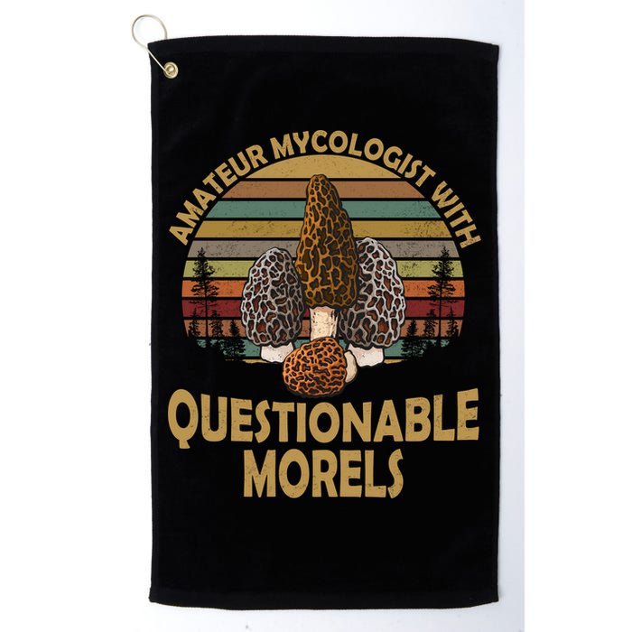 Amateur Mycologist With Questionable Morels Golf Towel