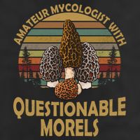 Amateur Mycologist With Questionable Morels Golf Towel