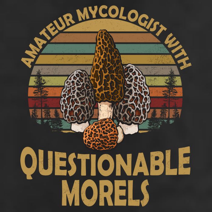 Amateur Mycologist With Questionable Morels Golf Towel