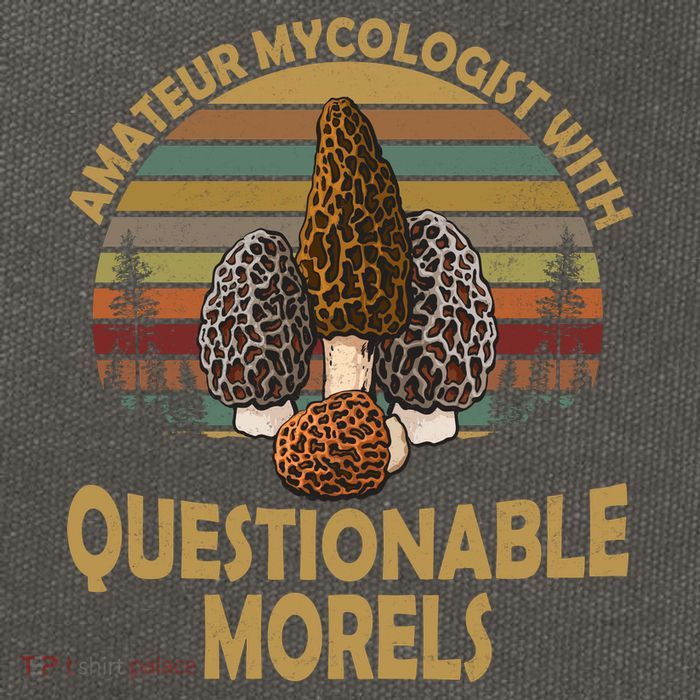 Amateur Mycologist With Questionable Morels Cotton Canvas Backpack