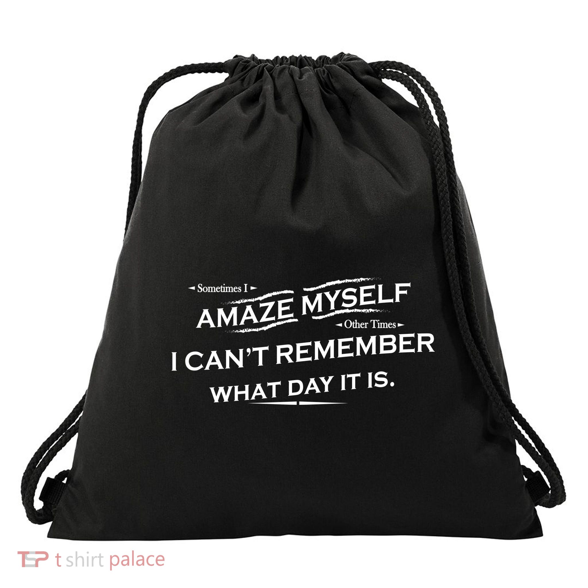 Amaze Myself Drawstring Bag