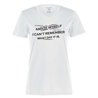 Amaze Myself Women's Momentum V-Neck T-Shirt