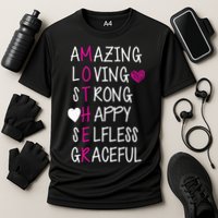 Amazing Loving Strong Happy Mother Performance Shirt