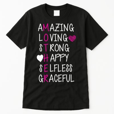 Amazing Loving Strong Happy Mother Tall T-Shirt