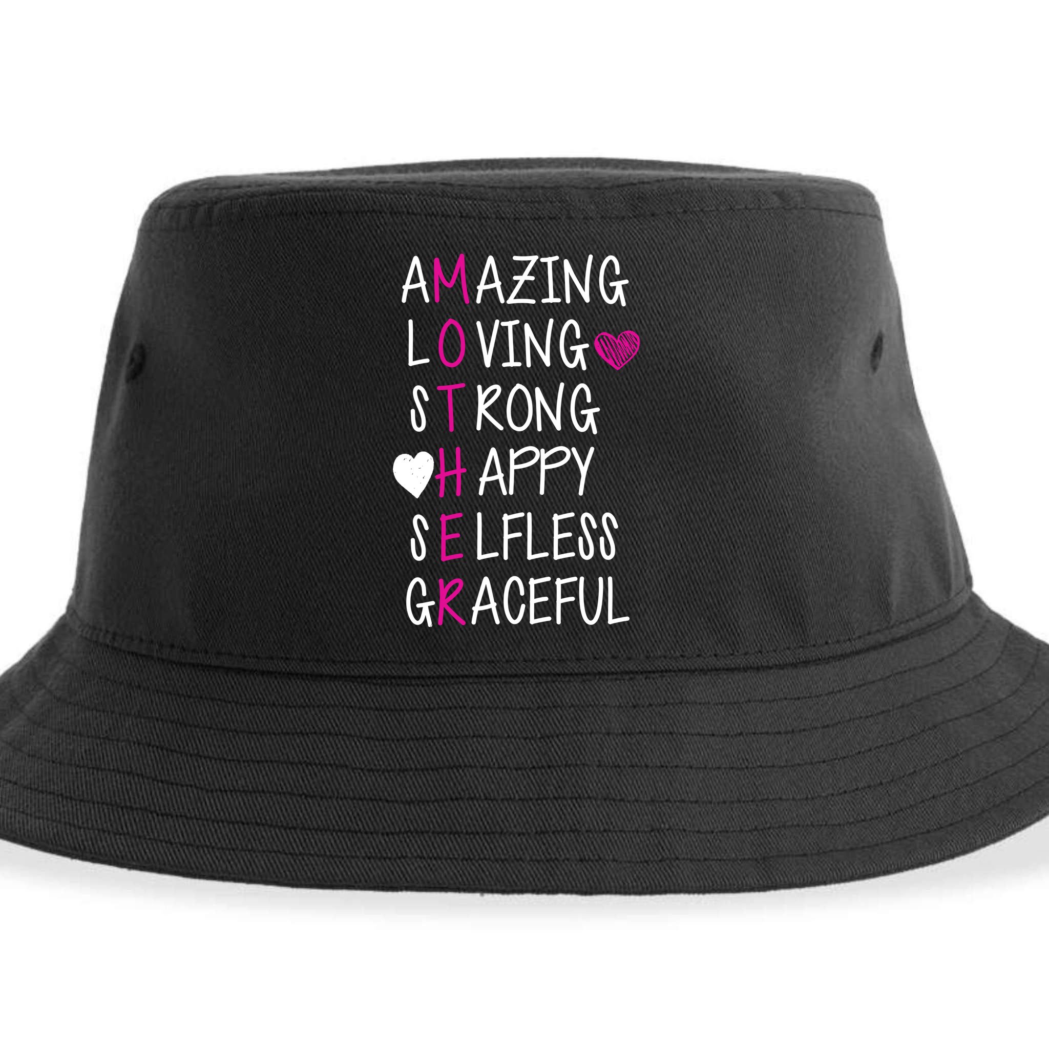 Amazing Loving Strong Happy Mother Sustainable Bucket Hat