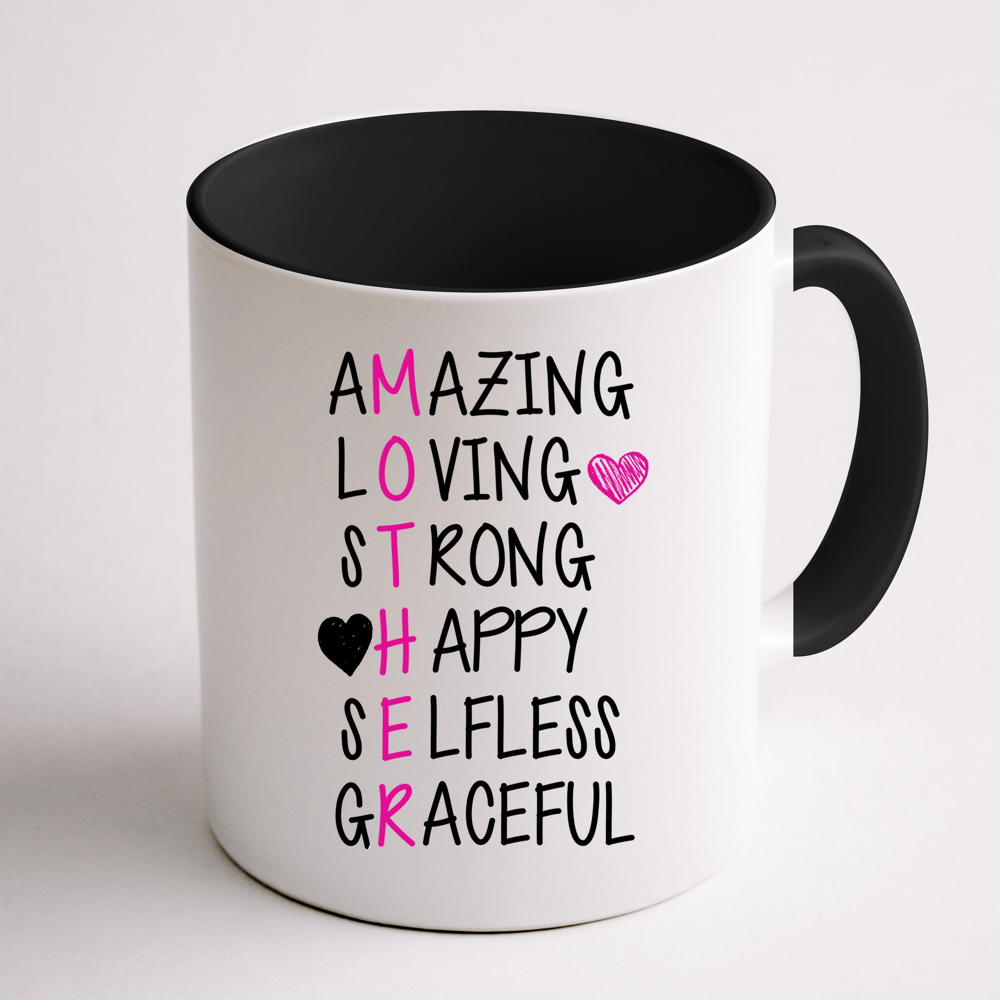 Amazing Loving Strong Happy Mother Mug