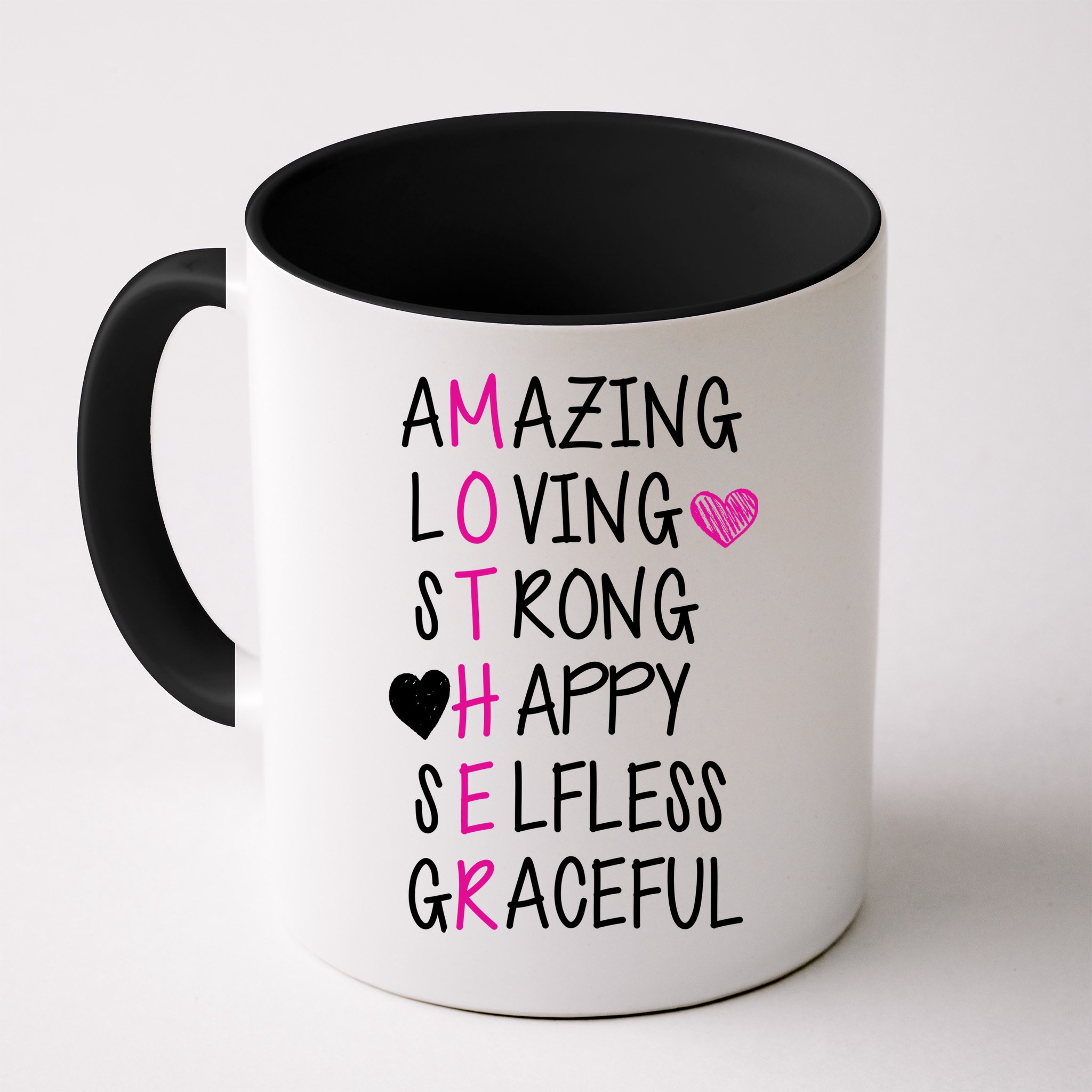 Amazing Loving Strong Happy Mother Mug