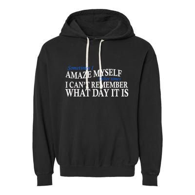 Amazing Myself Garment-Dyed Fleece Hoodie
