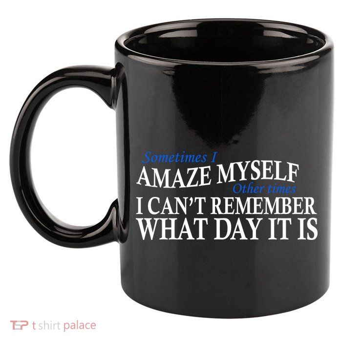 Amazing Myself 11oz C Handle Ceramic Mug