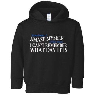 Amazing Myself Toddler Hoodie