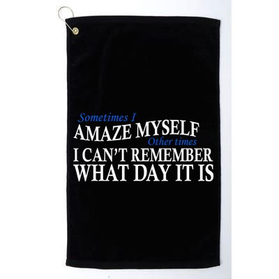 Amazing Myself Golf Towel