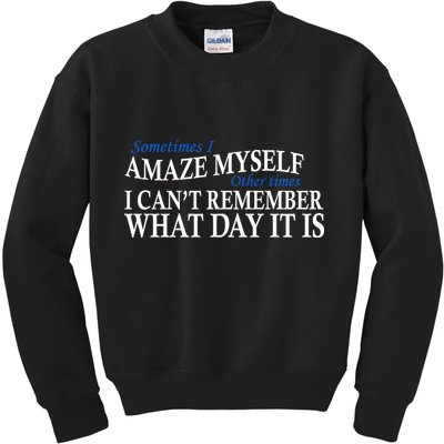 Amazing Myself Kids Sweatshirt