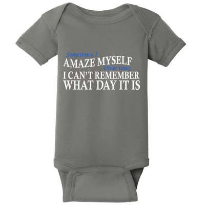 Amazing Myself Baby Bodysuit