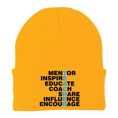 Amazing Teacher Mentor Knit Cap Winter Beanie