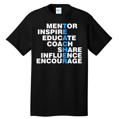 Amazing Teacher Mentor Tall T-Shirt