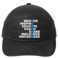 Amazing Teacher Mentor 7-Panel Snapback Hat