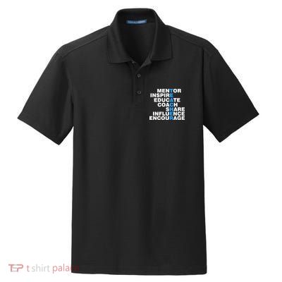 Amazing Teacher Mentor Dry Zone Grid Polo