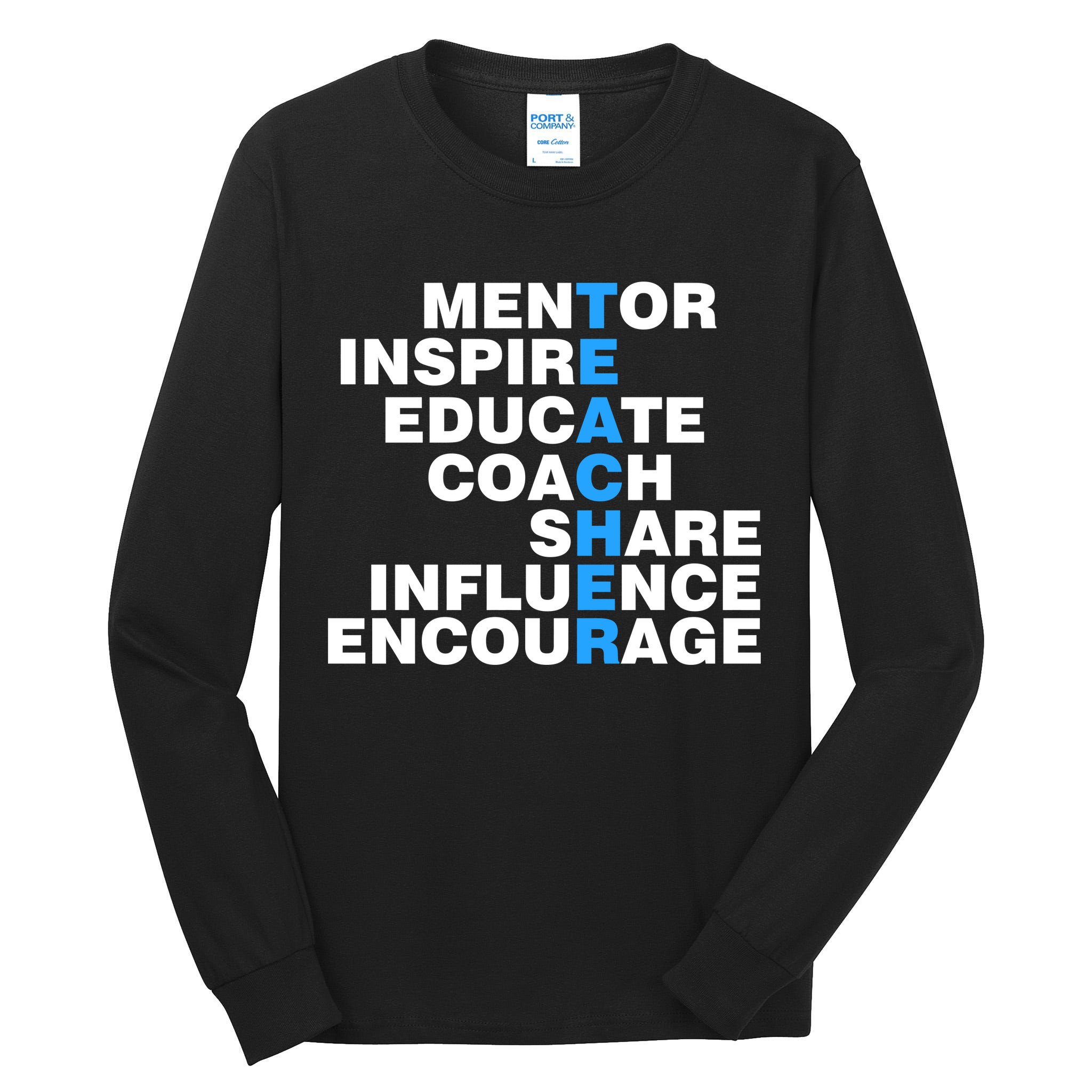 Amazing Teacher Mentor Tall Long Sleeve T-Shirt