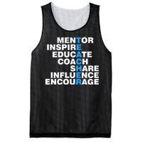 Amazing Teacher Mentor Mesh Reversible Basketball Jersey Tank