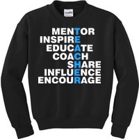 Amazing Teacher Mentor Kids Sweatshirt