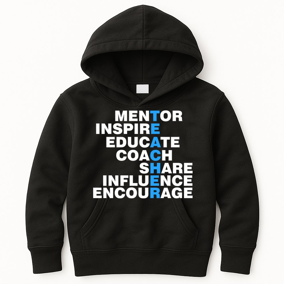 Amazing Teacher Mentor Kids Hoodie