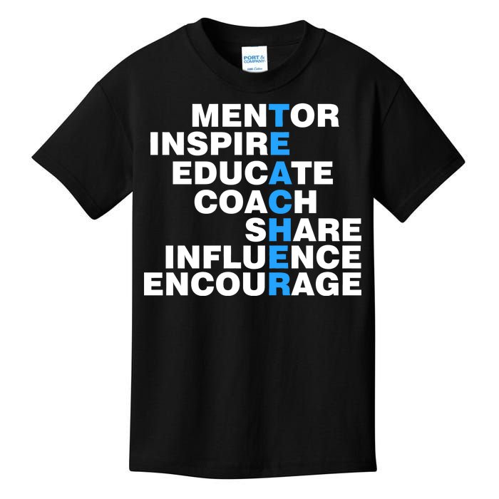 Amazing Teacher Mentor Kids T-Shirt