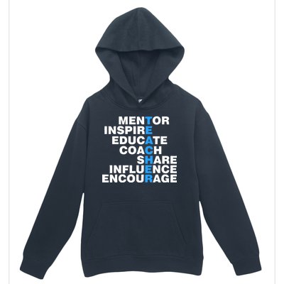 Amazing Teacher Mentor Urban Pullover Hoodie