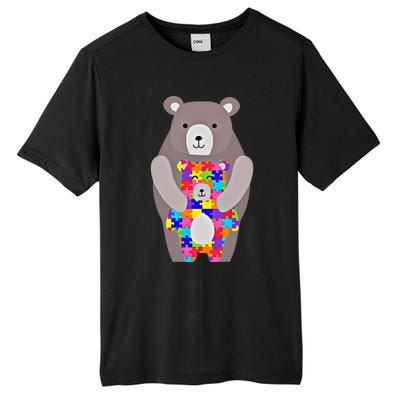 Autism Mama Bear Gift Cute Autistic Hoody Gift Tall Fusion ChromaSoft Performance T-Shirt