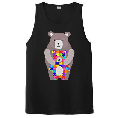 Autism Mama Bear Gift Cute Autistic Hoody Gift PosiCharge Competitor Tank