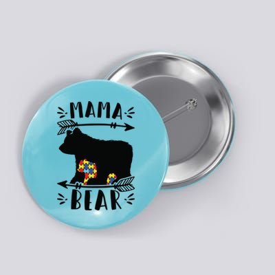 Autism Mama Bear Meaningful Gift Autism Mom Cool Gift Button