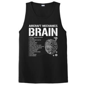 Aircraft Mechanic Brain Aircraft Mechanic Gift PosiCharge Competitor Tank