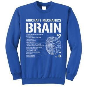 Aircraft Mechanic Brain Aircraft Mechanic Gift Sweatshirt