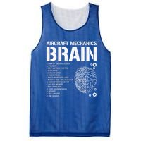 Aircraft Mechanic Brain Aircraft Mechanic Gift Mesh Reversible Basketball Jersey Tank