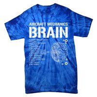 Aircraft Mechanic Brain Aircraft Mechanic Gift Tie-Dye T-Shirt