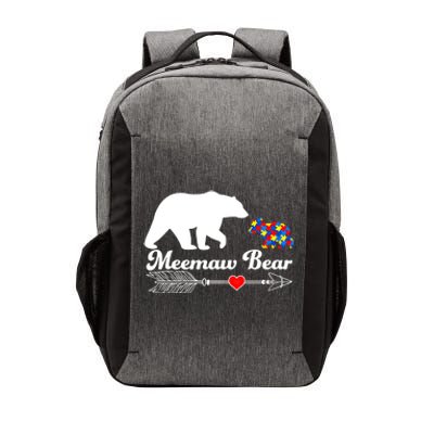 Autism Meemaw Bear Puzzle Autism Awareness Autistic Support Gift Vector Backpack