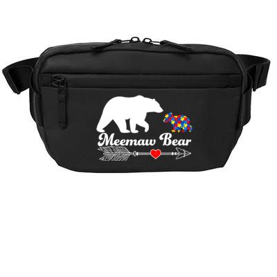 Autism Meemaw Bear Puzzle Autism Awareness Autistic Support Gift Crossbody Pack