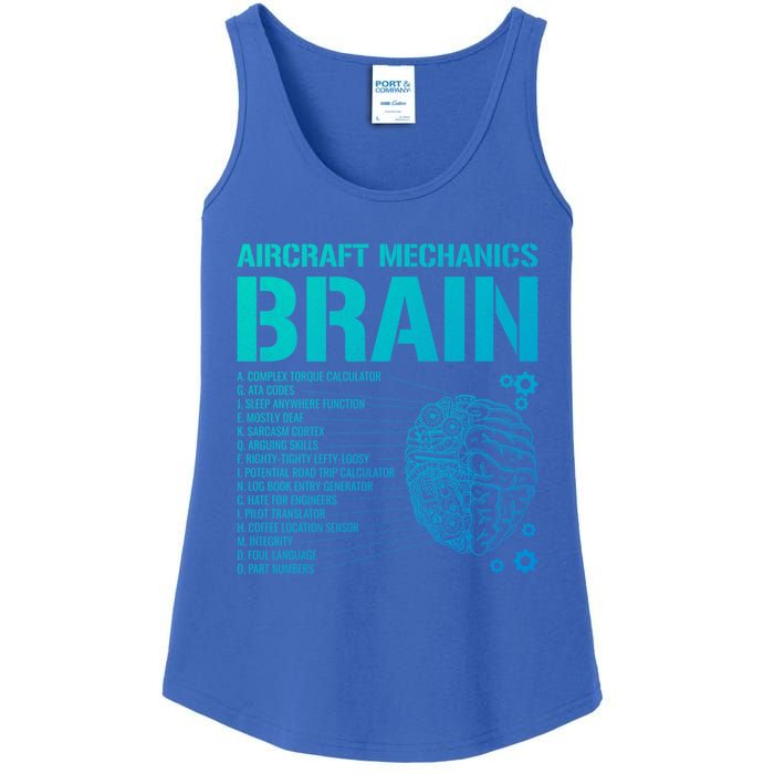 Aircraft Mechanic Brain Aircraft Mechanic Gift Ladies Essential Tank