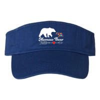 Autism Memaw Bear Puzzle Autism Awareness Autistic Support Funny Gift Valucap Bio-Washed Visor