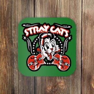 Animals Music Band Stray Cats Band Artwork Coaster