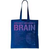 Aircraft Mechanic Brain Aircraft Mechanic Gift Tote Bag