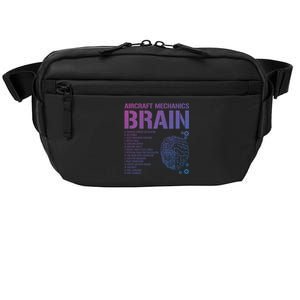 Aircraft Mechanic Brain Aircraft Mechanic Gift Crossbody Pack