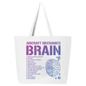 Aircraft Mechanic Brain Aircraft Mechanic Gift 25L Jumbo Tote