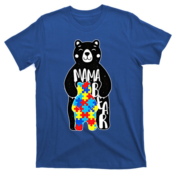 Autism Mama Bear Autism Awareness Gift T-Shirt